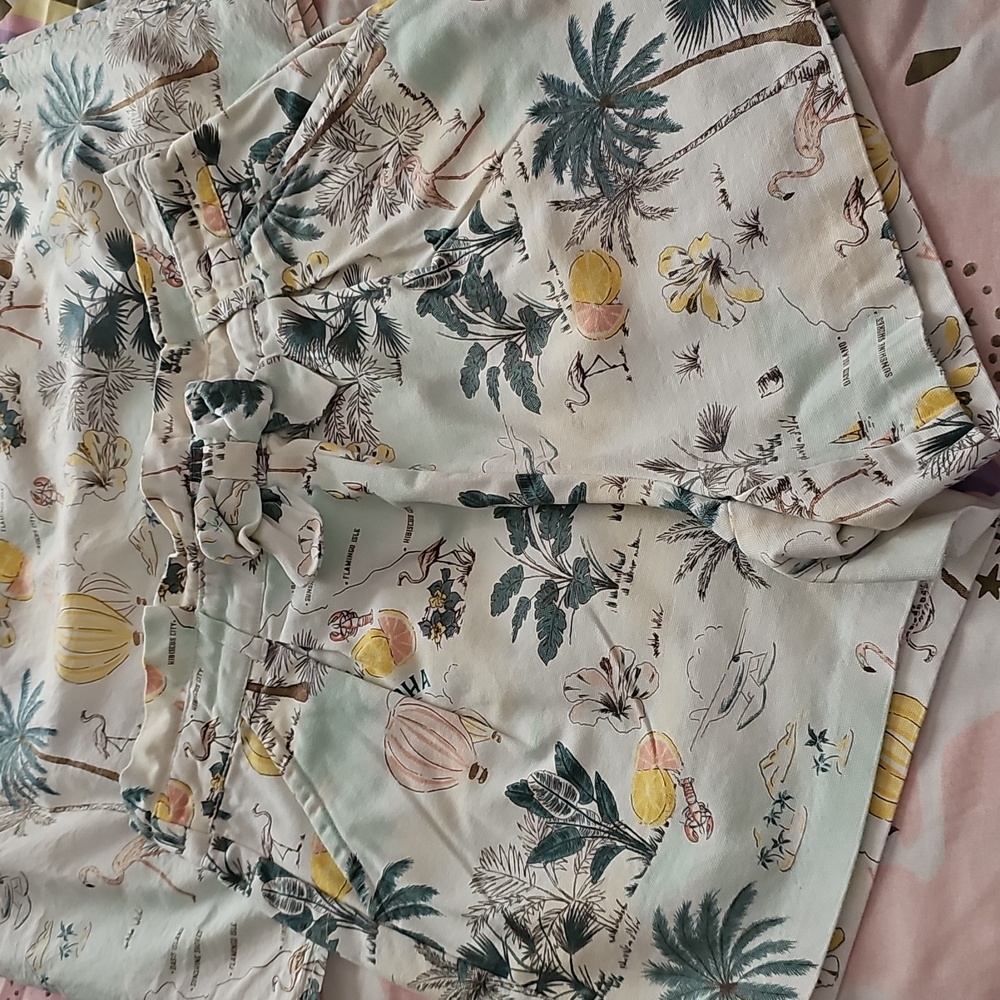 Janie and Jack set for Girl, size 12, summer print.